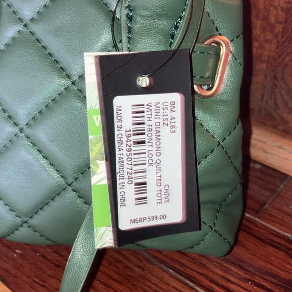 NWT Studio Badgley Mischka Quilted Mini Tote Crossbody Purse Bag - Picture 3 of 3